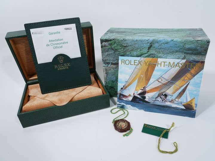 Rolex Yacht-Master Ref. 168622 Stainless Steel/Platinum with Rolesium Dial Pre-owned c8simq2c