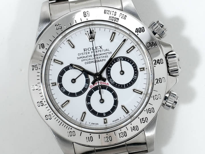Pre-owned Rolex Daytona El Primero Ref. 16520 Stainless Steel White Dial qqfh4un2