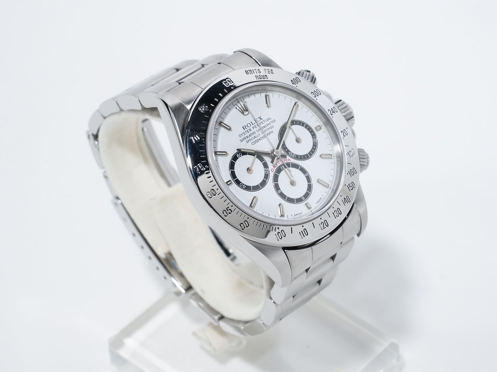 Pre-owned Rolex Daytona El Primero Ref. 16520 Stainless Steel White Dial qqfh4un2