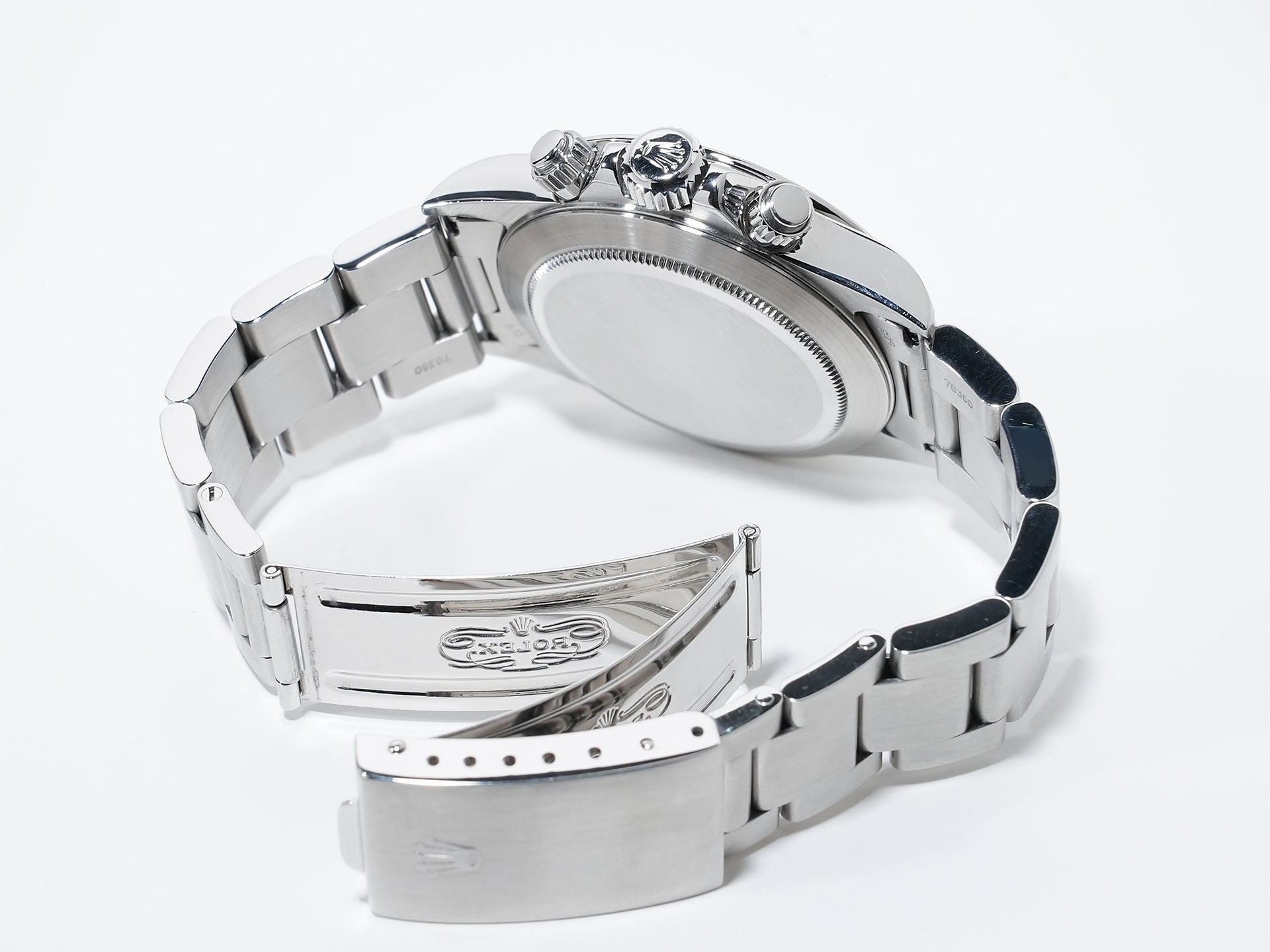 Pre-owned Rolex Daytona El Primero Ref. 16520 Stainless Steel White Dial qqfh4un2