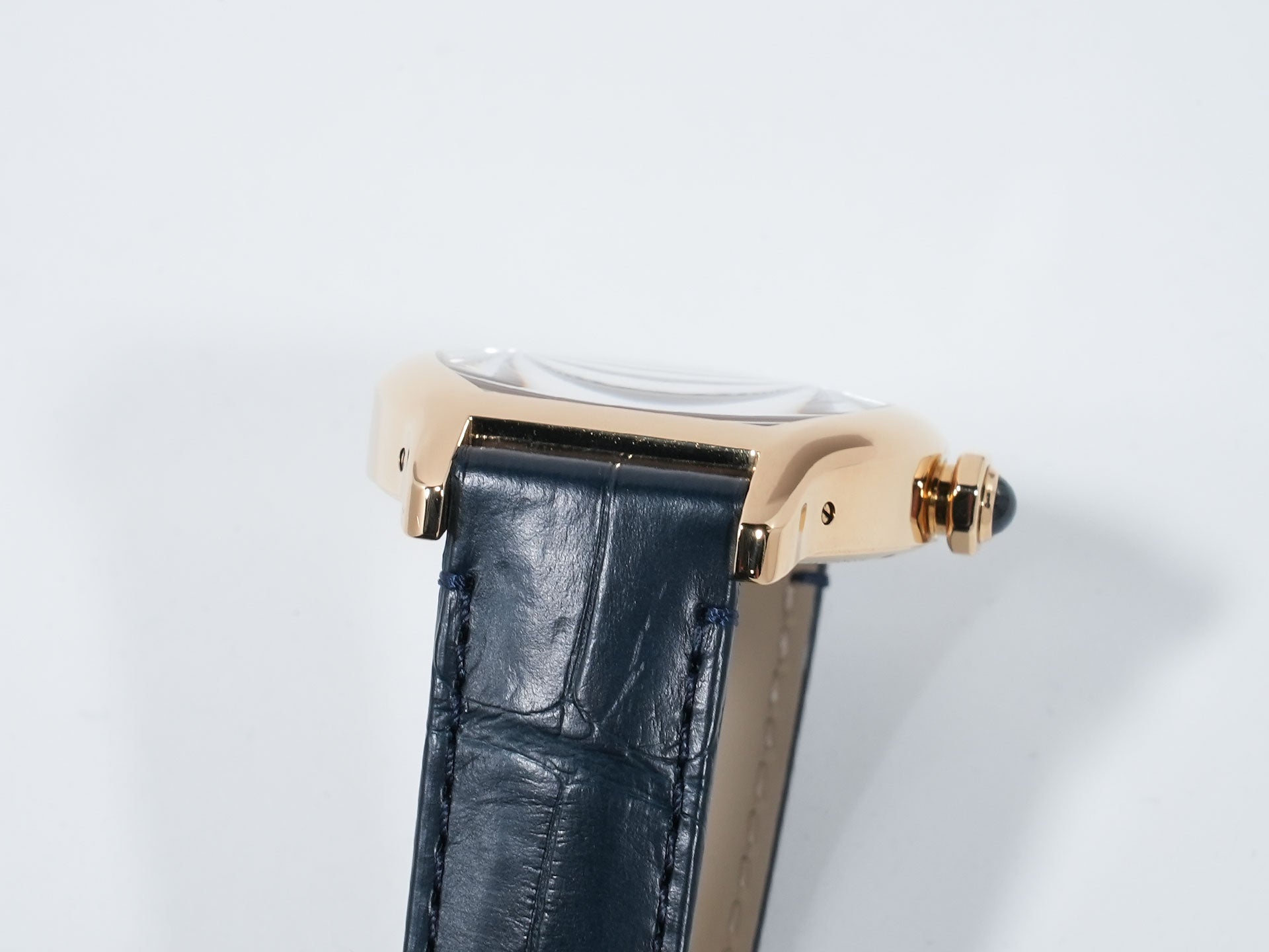 Cartier Tortue Monopusher Chronograph Ref. WHTO0007 Yellow Gold with Silver Dial, Excellent Condition, awg75x49