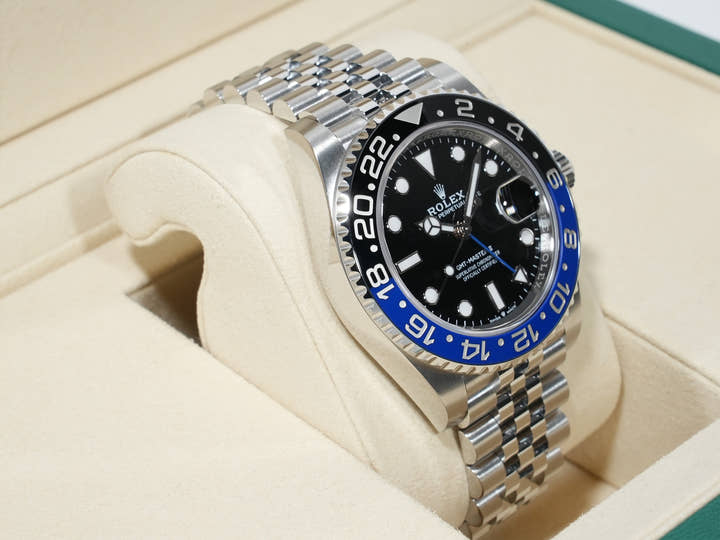ロレックス GMTマスターII Ref.126710BLNR ステンレススチール ブラック文字盤 ジュビリーブレスレット 未使用 nucrs57k