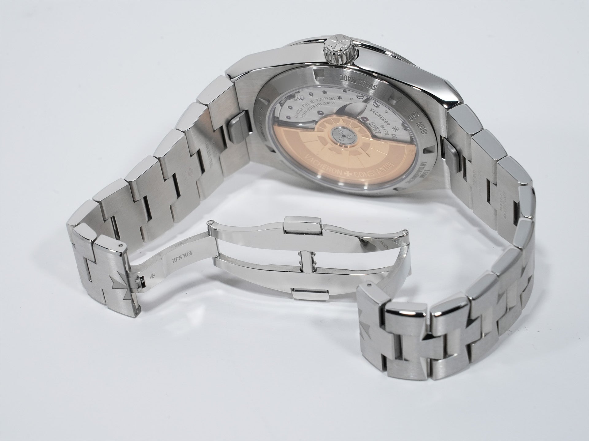 ヴァシュロンコンスタンタン オーヴァーシーズ オートマティック Ref.4520V/210A-B128 ステンレススチール ブルー文字盤 未使用 g5rkh7et