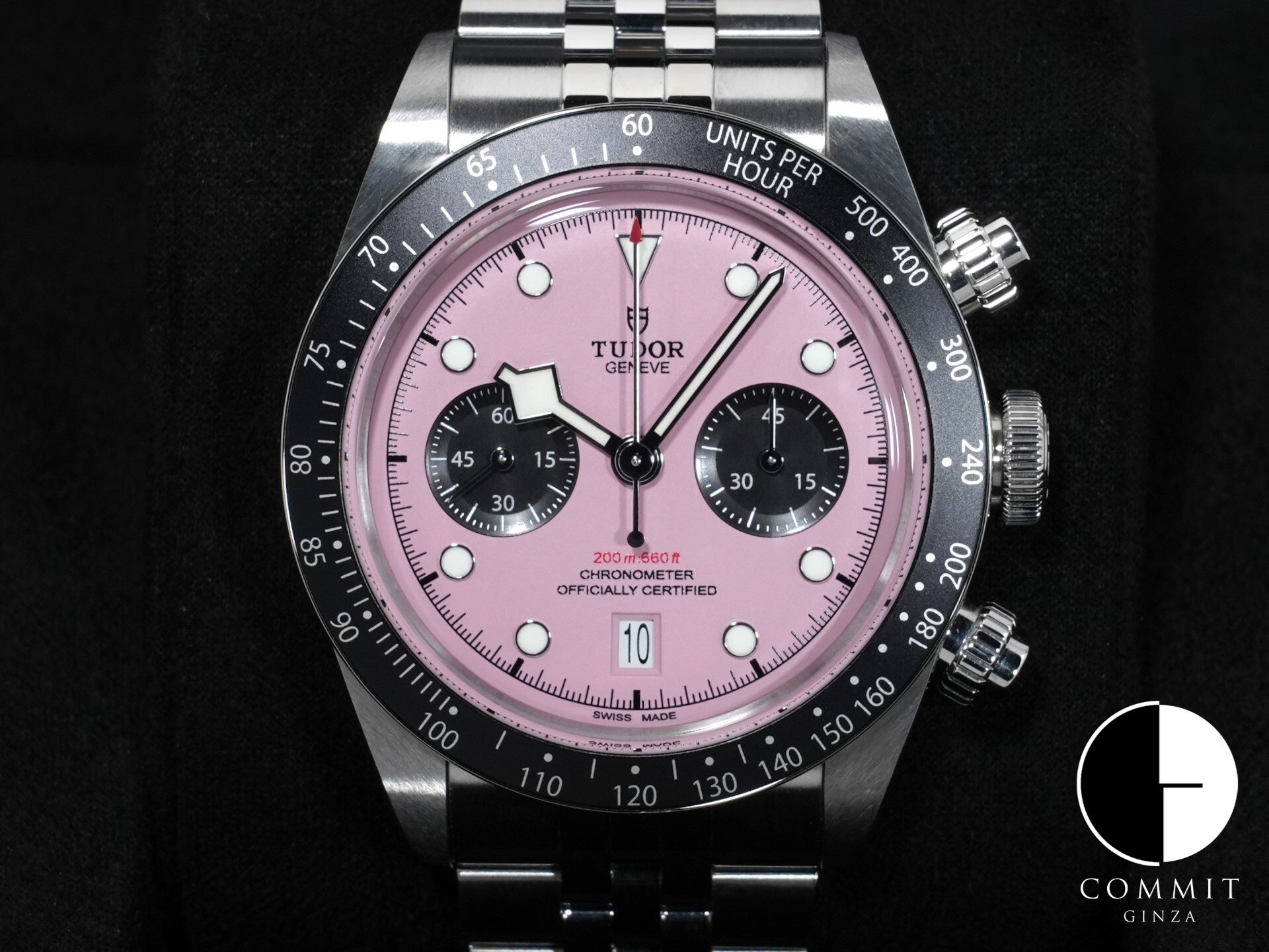 チューダー(チュードル) ブラックベイ クロノ Ref.79360N ステンレススチール ピンク文字盤 美中古 36eo26cd