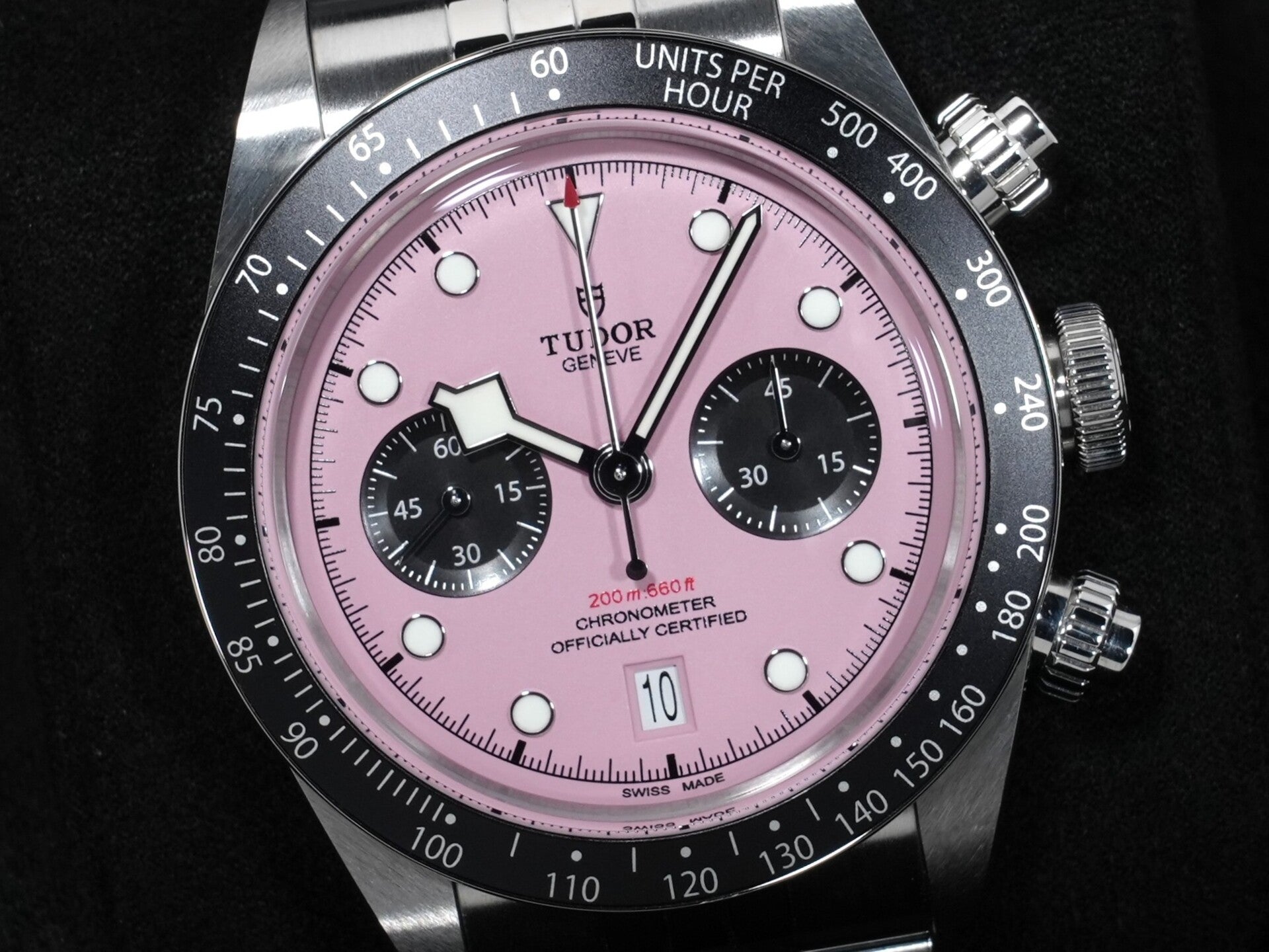 チューダー(チュードル) ブラックベイ クロノ Ref.79360N ステンレススチール ピンク文字盤 美中古 36eo26cd