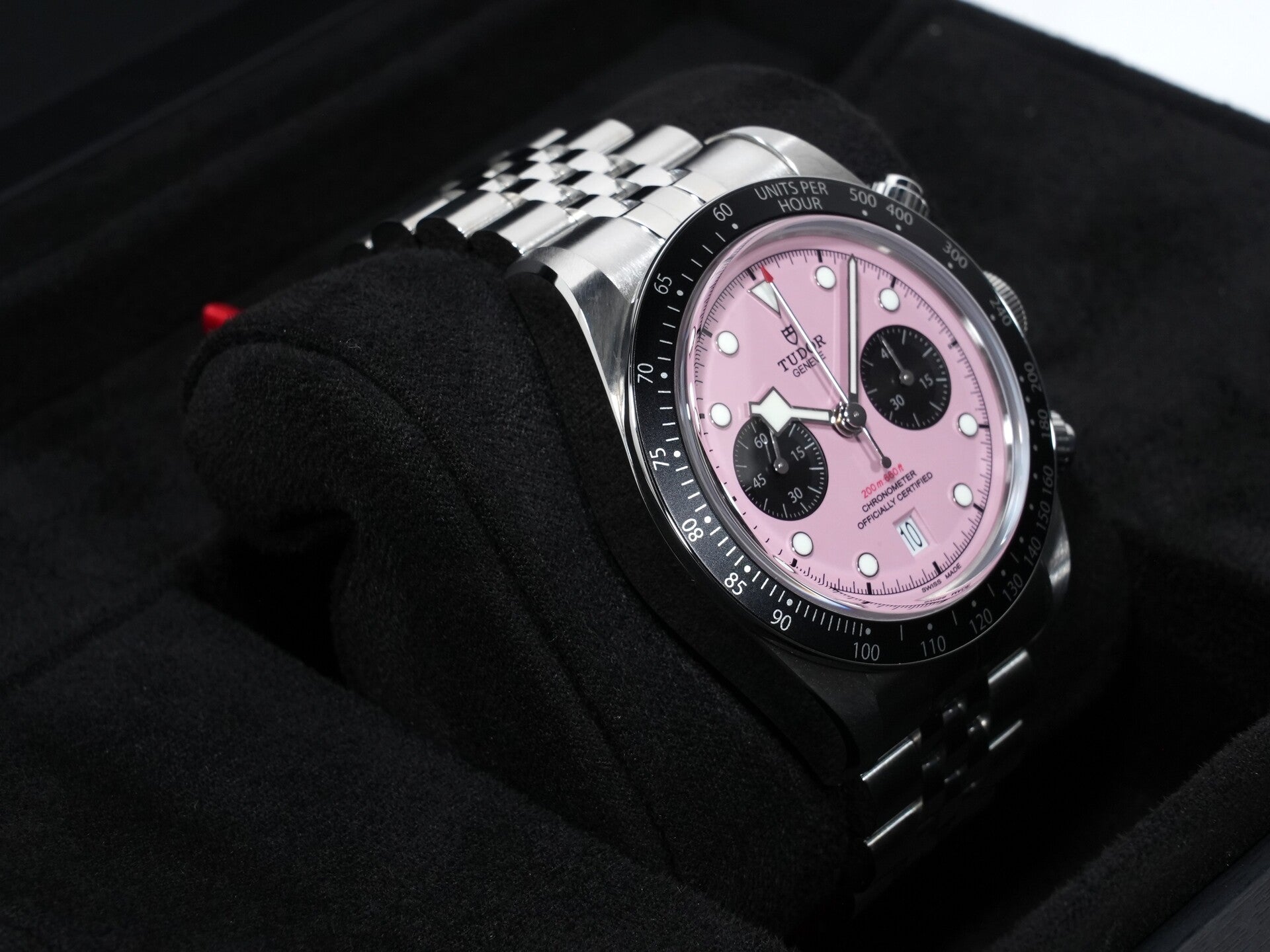 チューダー(チュードル) ブラックベイ クロノ Ref.79360N ステンレススチール ピンク文字盤 美中古 36eo26cd