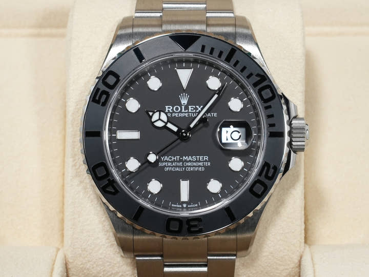 ロレックス ヨットマスター42 Ref.226627 RLXチタン ブラック文字盤 美品 7yhtx6ez