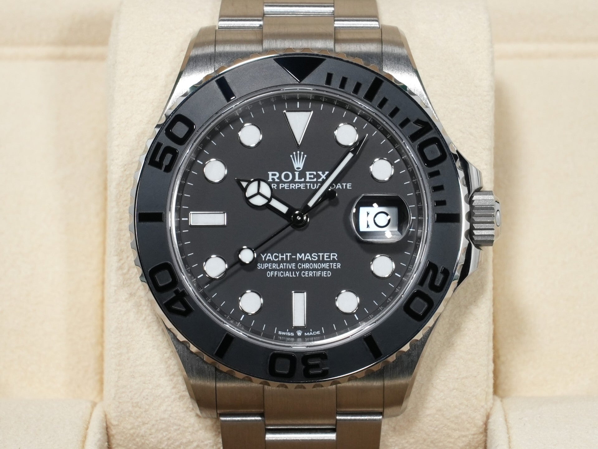ロレックス ヨットマスター42 Ref.226627 RLXチタン ブラック文字盤 美品 7yhtx6ez