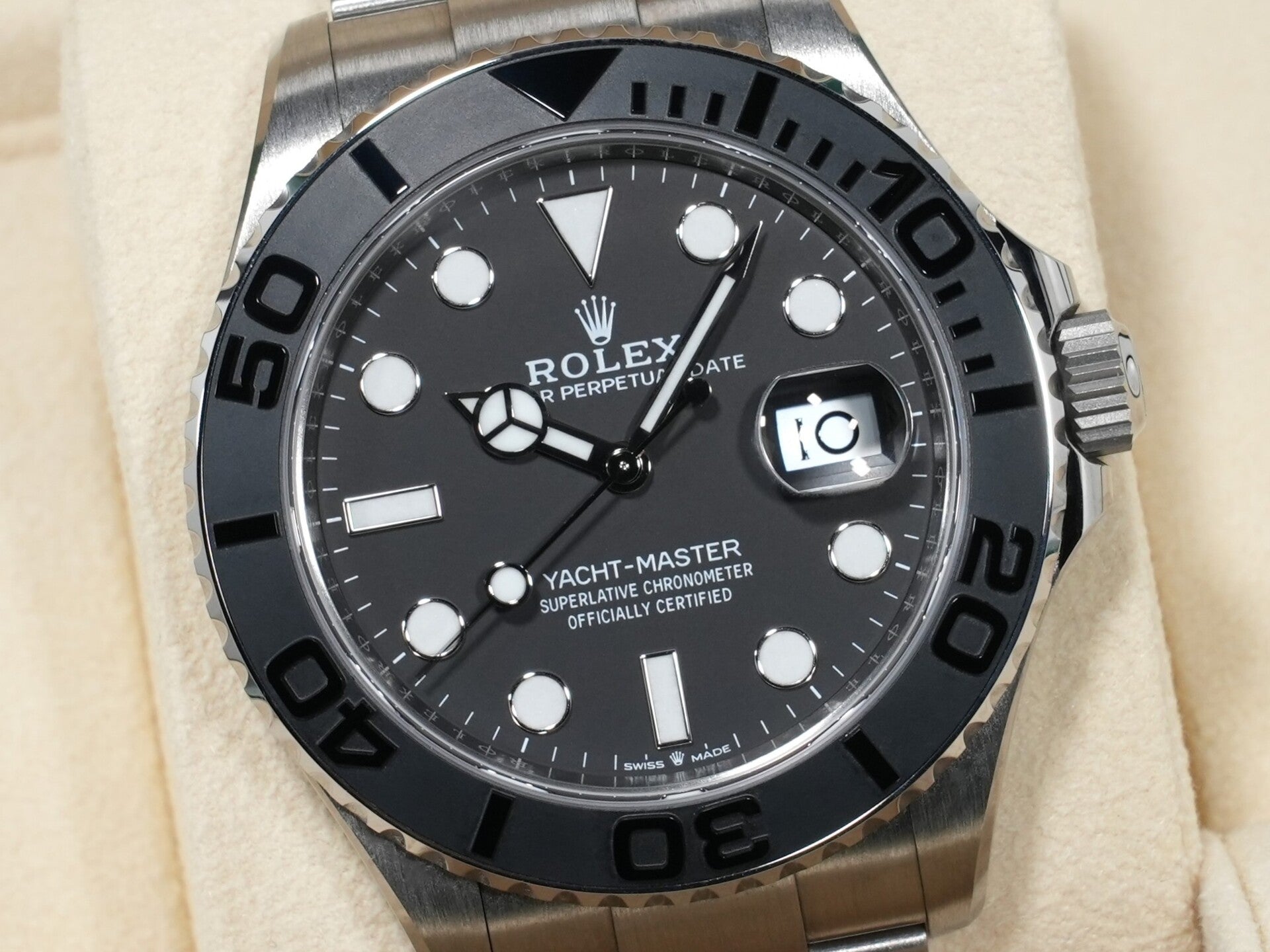 ロレックス ヨットマスター42 Ref.226627 RLXチタン ブラック文字盤 美品 7yhtx6ez