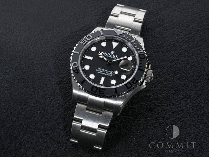 ロレックス ヨットマスター42 Ref.226627 RLXチタン ブラック文字盤 美品 7yhtx6ez