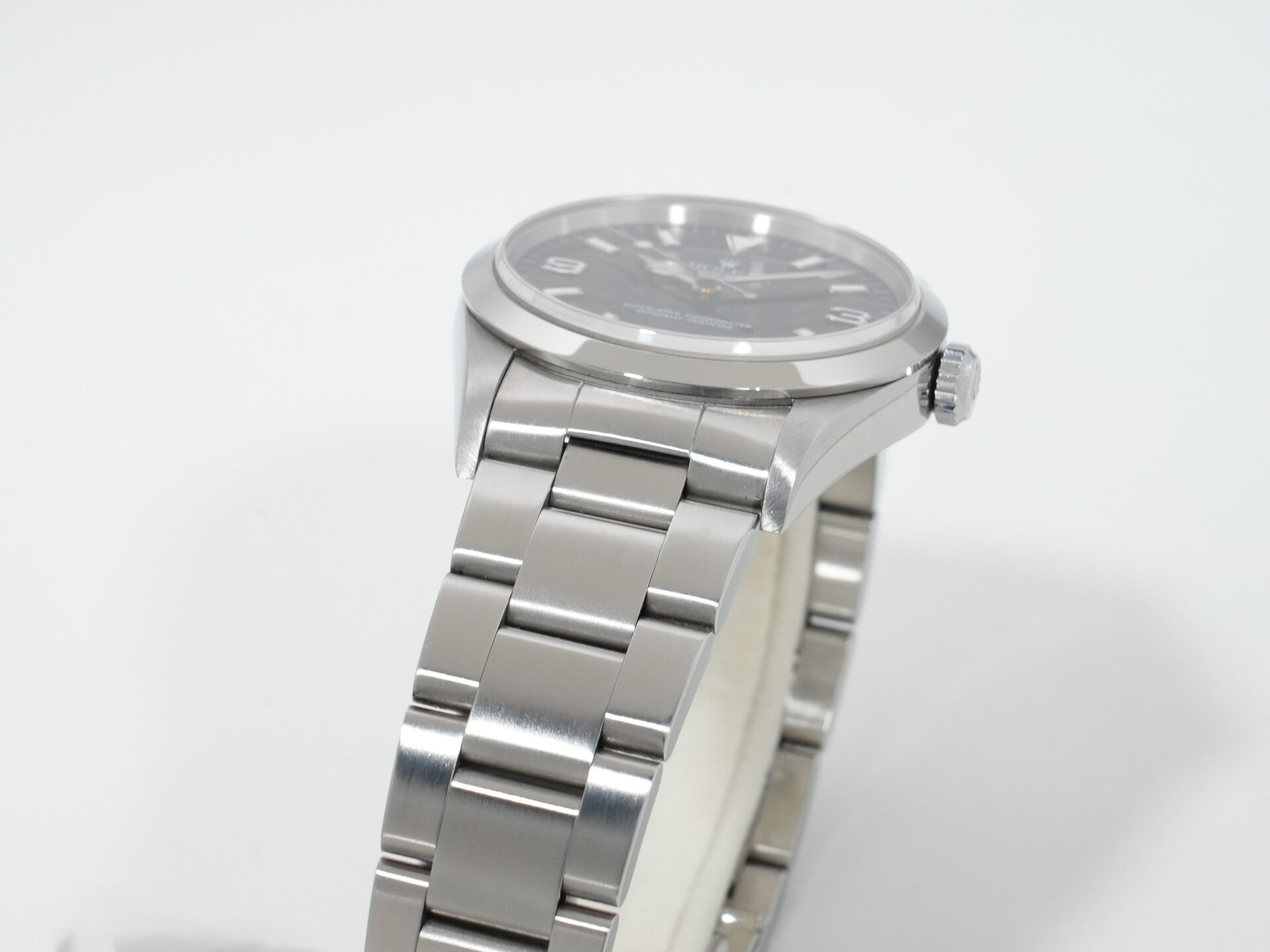 ロレックス エクスプローラーI Ref.14270 ステンレススチール ブラック文字盤 オイスターブレスレット 美品 2or585tb