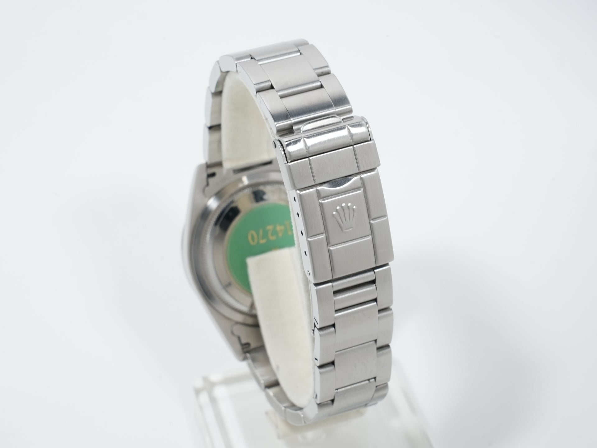 ロレックス エクスプローラーI Ref.14270 ステンレススチール ブラック文字盤 オイスターブレスレット 美品 2or585tb