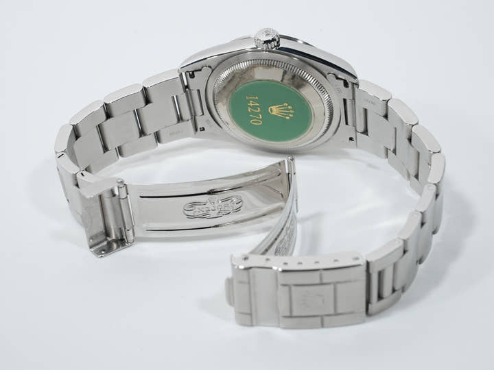 ロレックス エクスプローラーI Ref.14270 ステンレススチール ブラック文字盤 オイスターブレスレット 美品 2or585tb