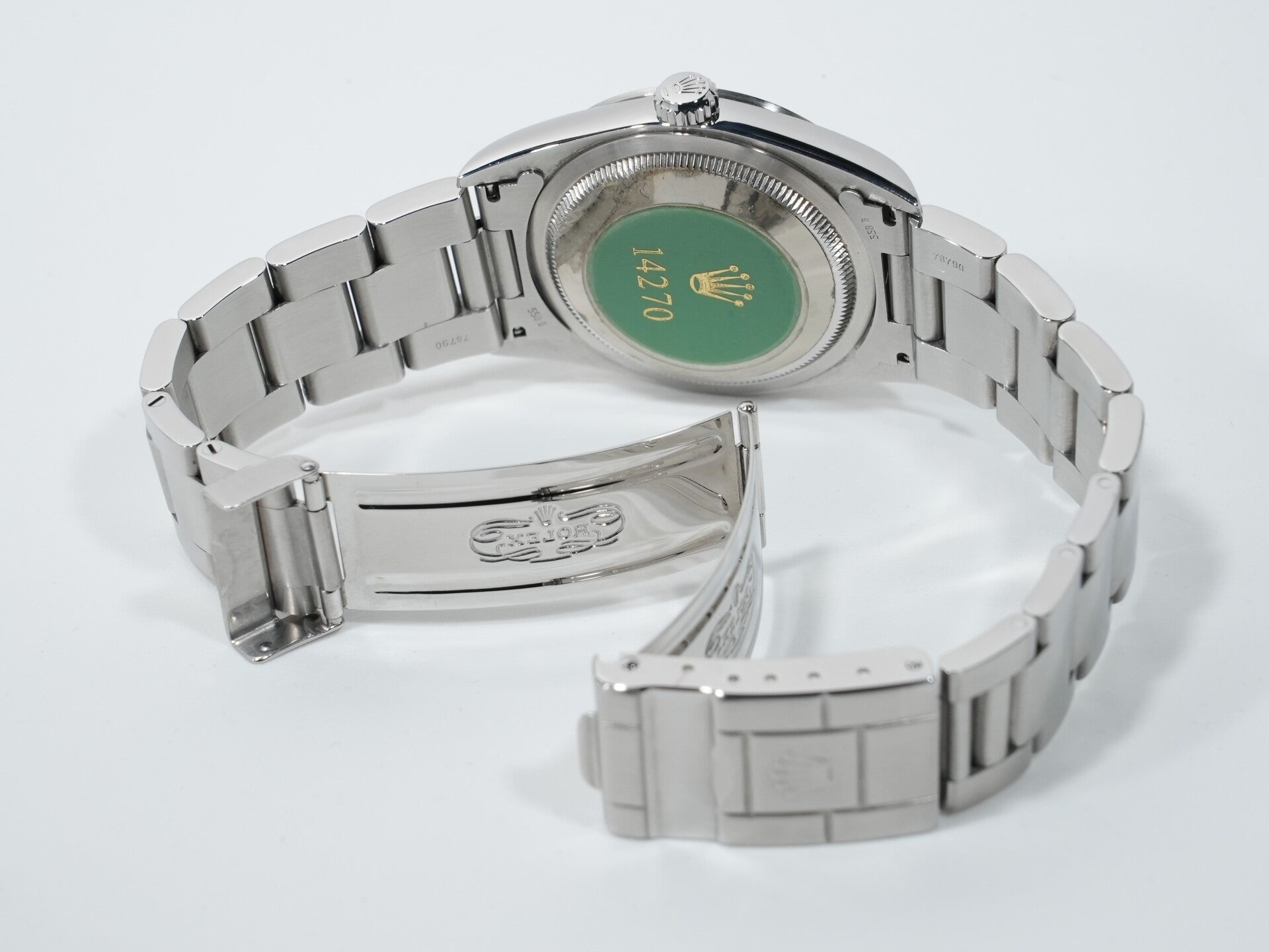 ロレックス エクスプローラーI Ref.14270 ステンレススチール ブラック文字盤 オイスターブレスレット 美品 2or585tb