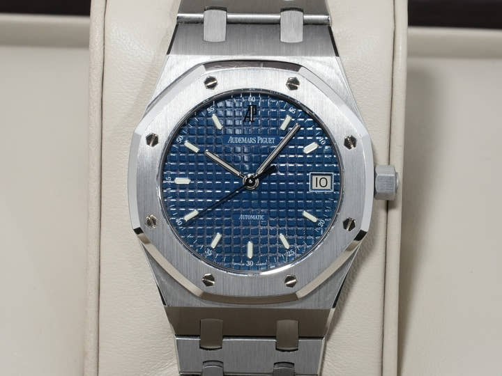 オーデマピゲ ロイヤルオーク Ref.14790ST ステンレススチール ブルー文字盤 美中古 zq27g9yh