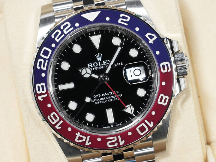 ロレックス GMTマスターII Ref.126710BLRO ステンレススチール ブラック文字盤 ジュビリーブレスレット 中古 ca92aihu