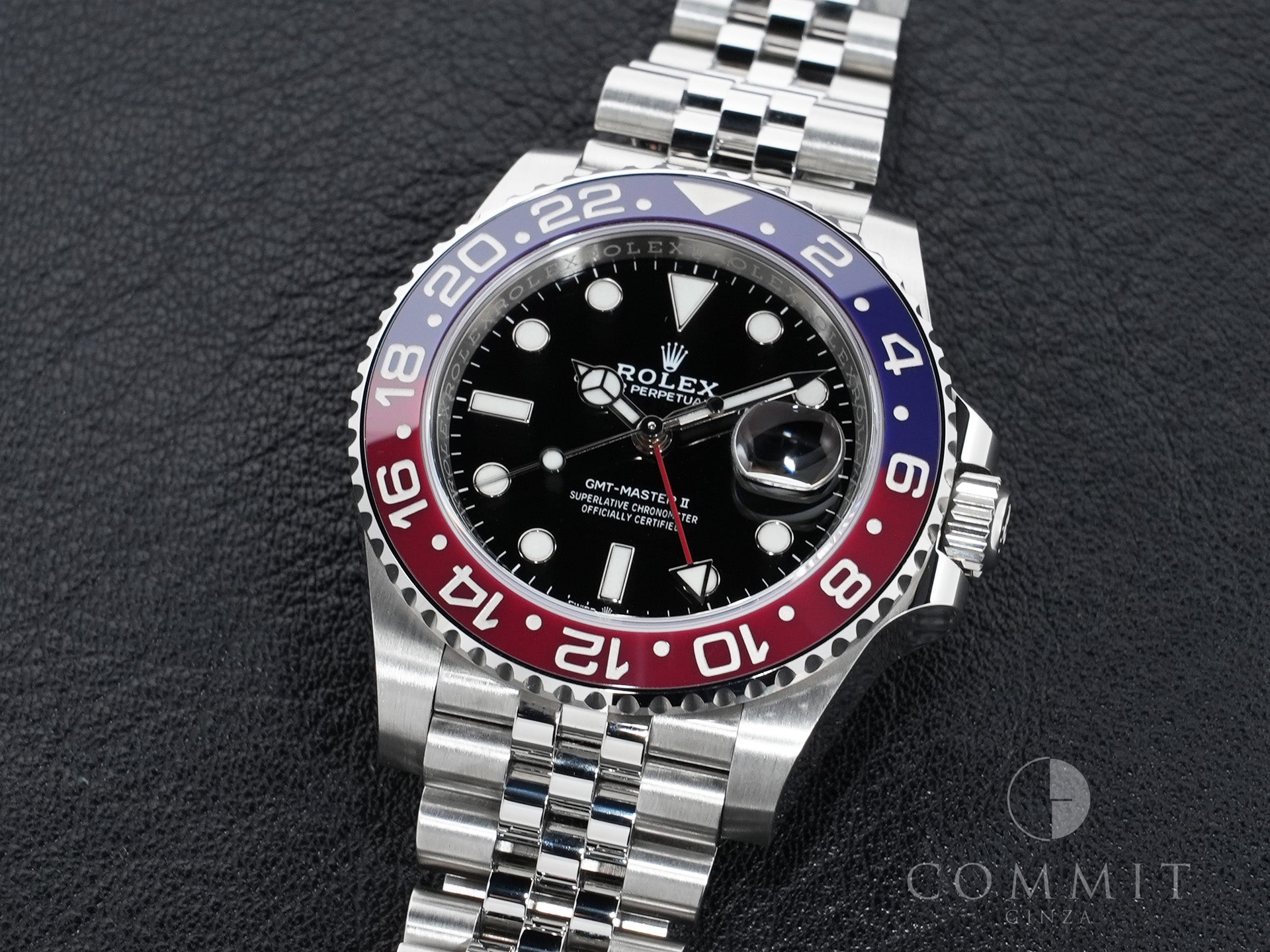 ロレックス GMTマスターII Ref.126710BLRO ステンレススチール ブラック文字盤 ジュビリーブレスレット 中古 ca92aihu
