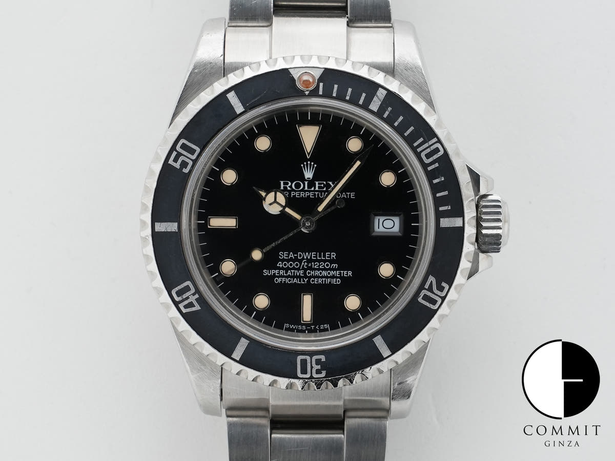 ロレックス シードゥエラー トリプルシックス Ref.16660 ステンレススチール ブラック文字盤 中古 xxx834zp