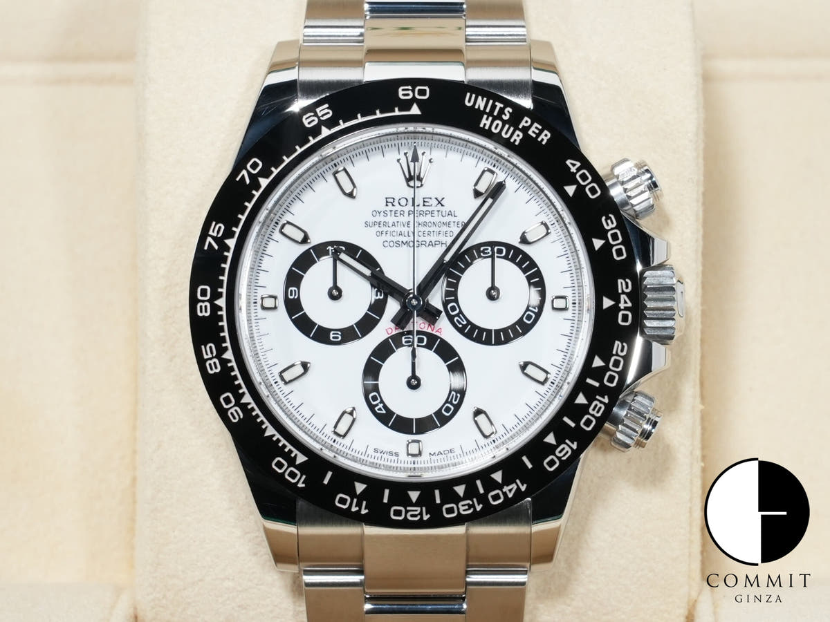 ロレックス デイトナ Ref.116500LN ステンレススチール ホワイト文字盤 中古 i3x7ya2q