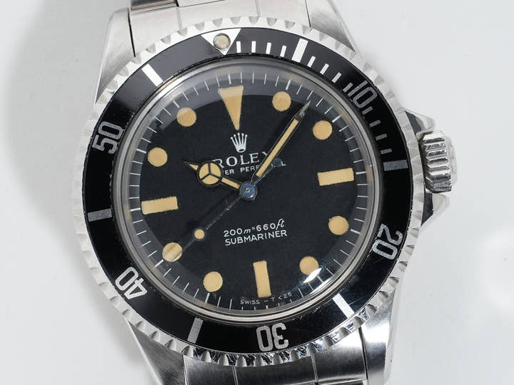 ロレックス サブマリーナー Ref.5513 ステンレススチール ブラック文字盤 中古 qdkjdgdk