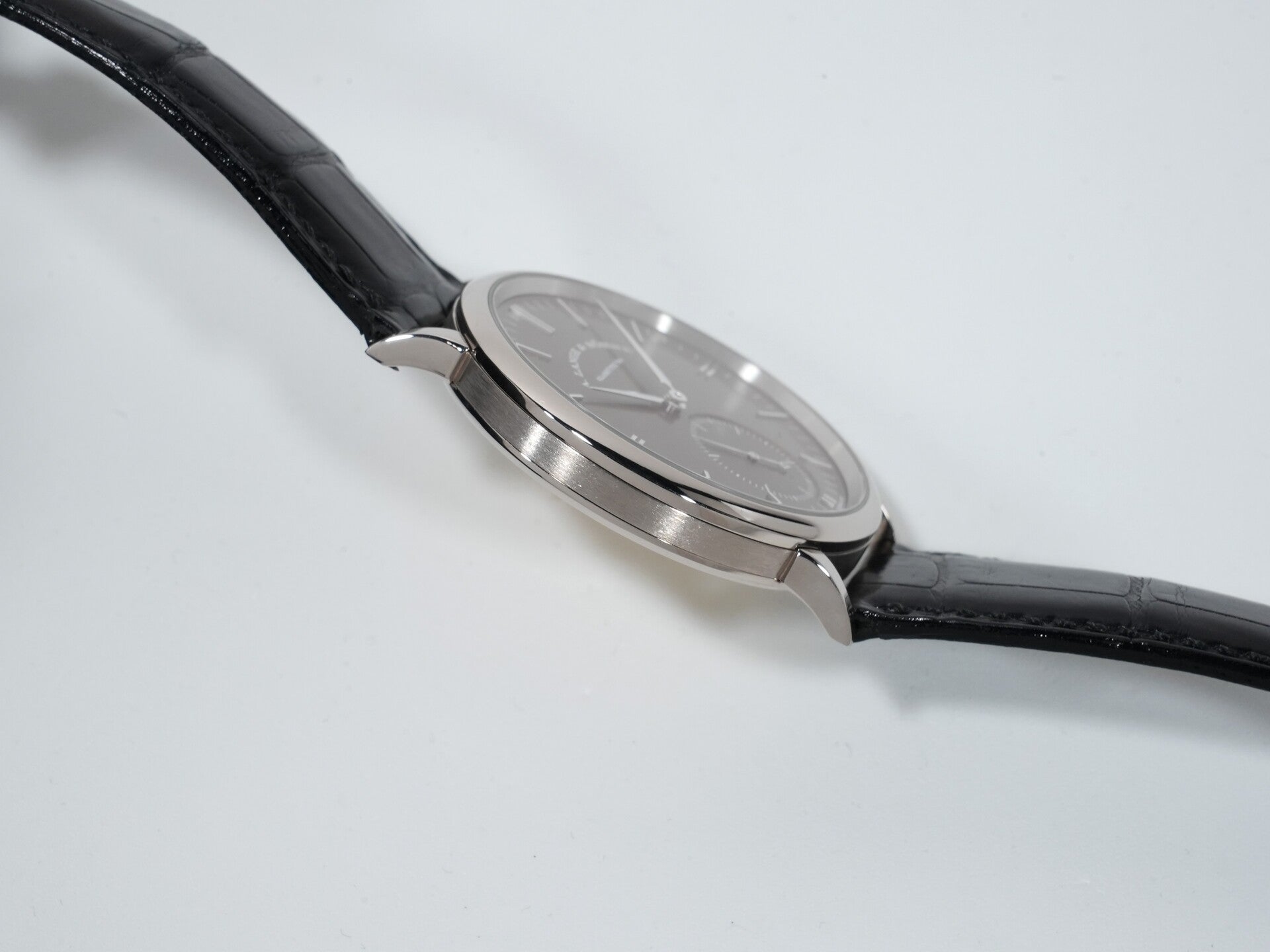 A.ランゲ＆ゾーネ サクソニア オートマティック Ref.380.044 ホワイトゴールド ブラウン文字盤 中古 kyfh8ur8