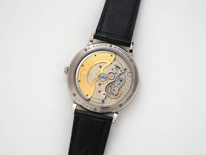 A.ランゲ＆ゾーネ サクソニア オートマティック Ref.380.044 ホワイトゴールド ブラウン文字盤 中古 kyfh8ur8