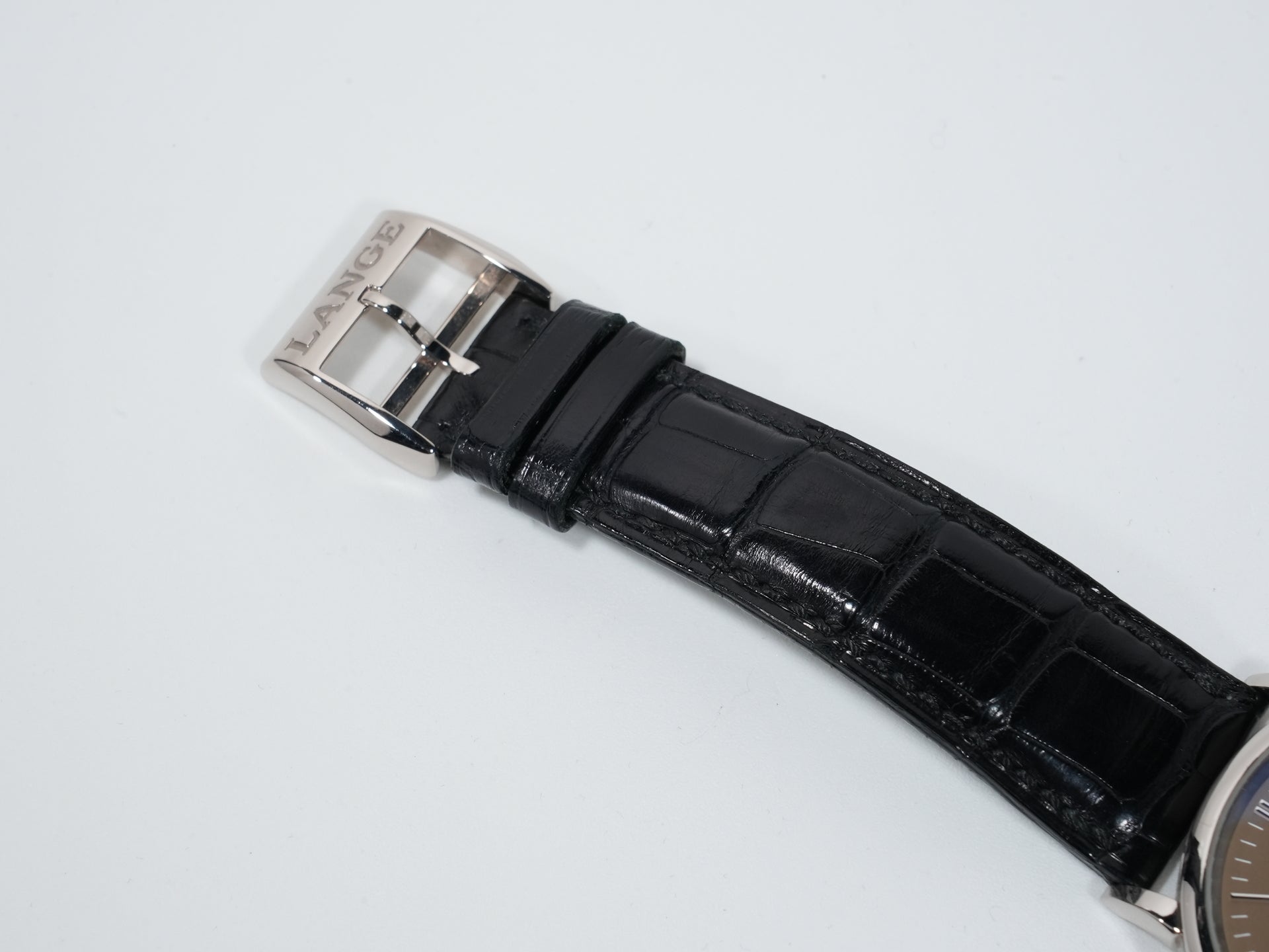 A.ランゲ＆ゾーネ サクソニア オートマティック Ref.380.044 ホワイトゴールド ブラウン文字盤 中古 kyfh8ur8