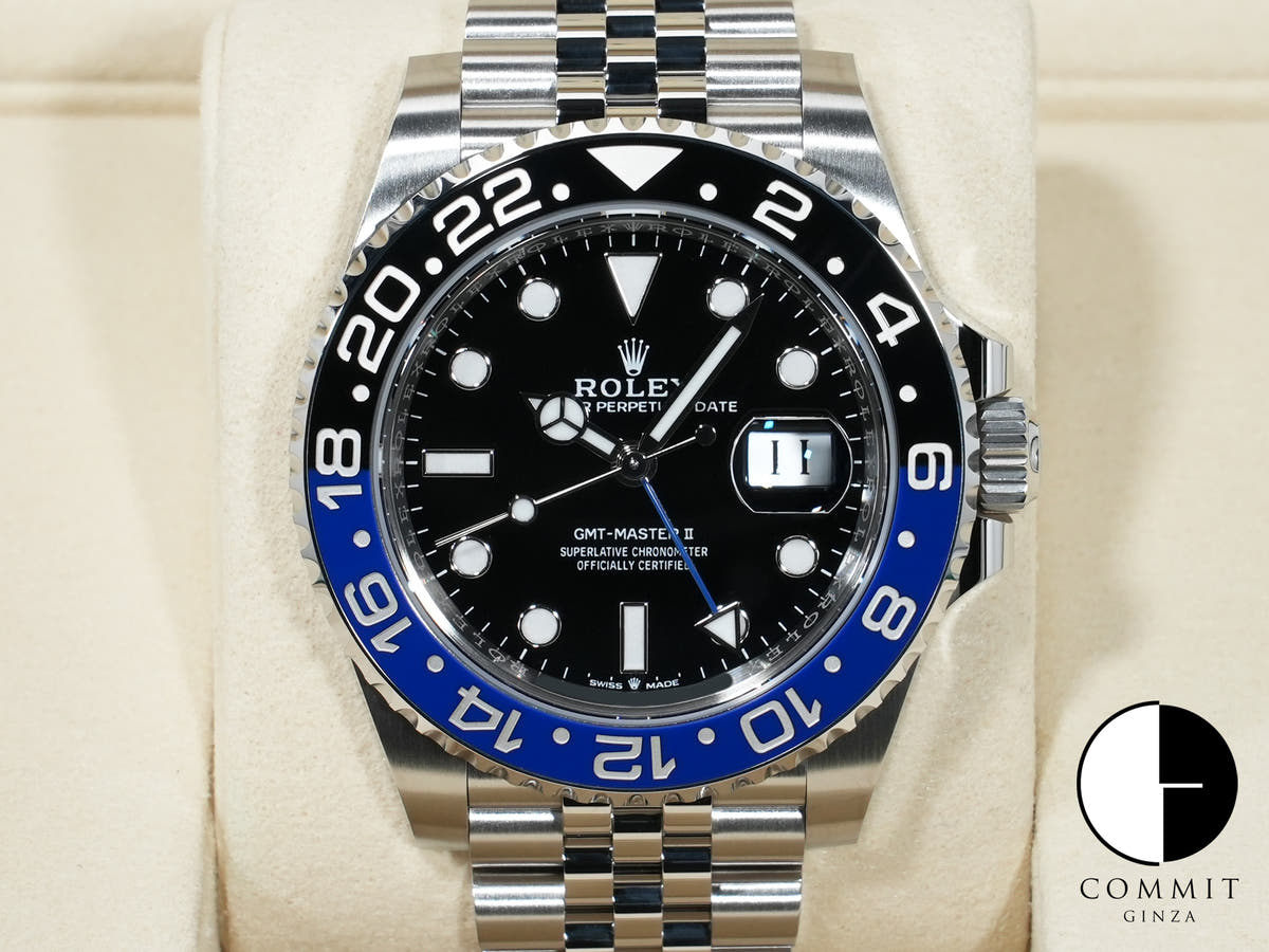 Rolex GMT-Master II Ref. 126710BLNR Stainless Steel Black Dial Jubilee Bracelet Unused zzymamii