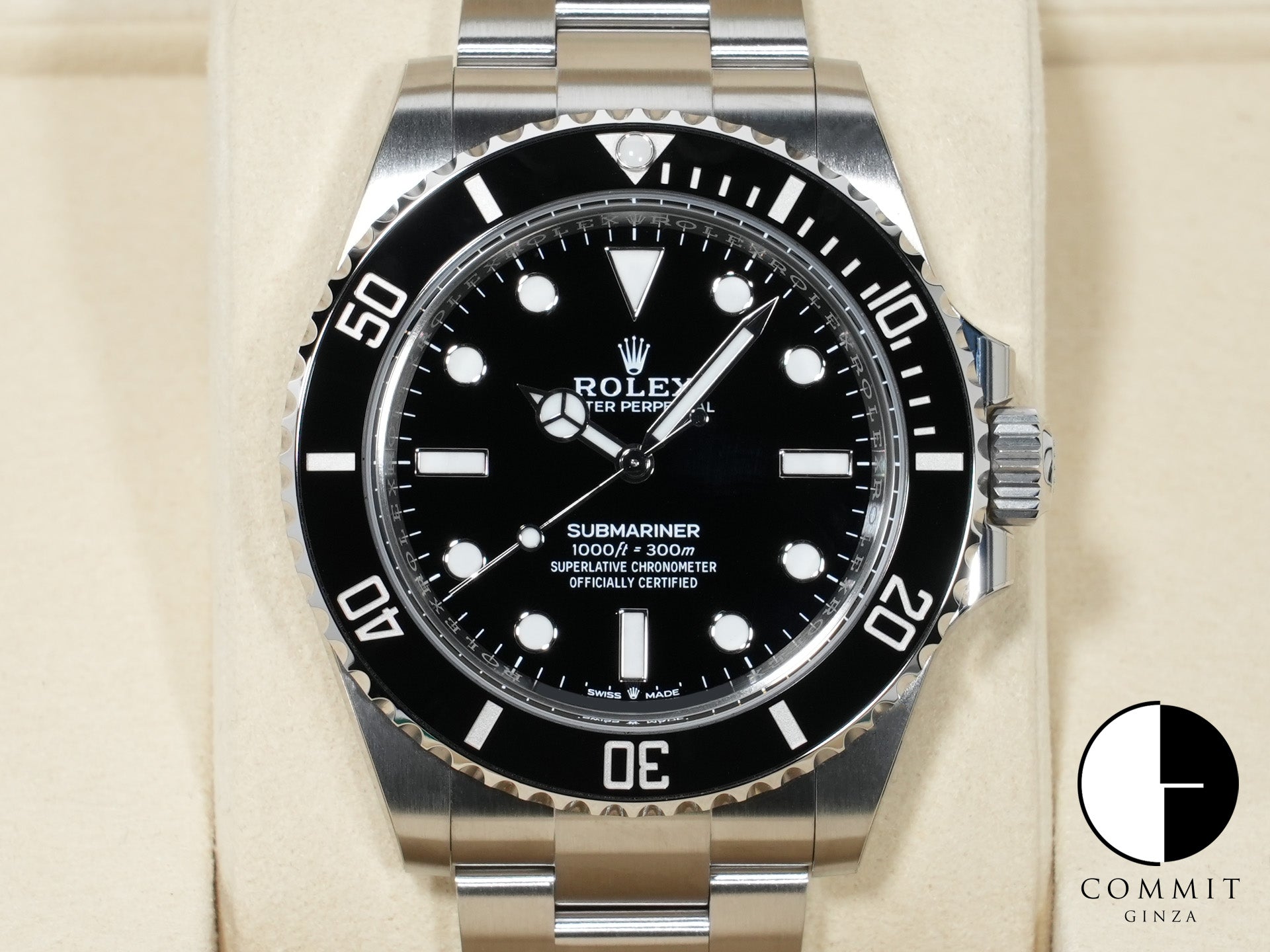 ロレックス サブマリーナー ノンデイト Ref.124060 ステンレススチール ブラック文字盤 未使用 i7bmjfdn