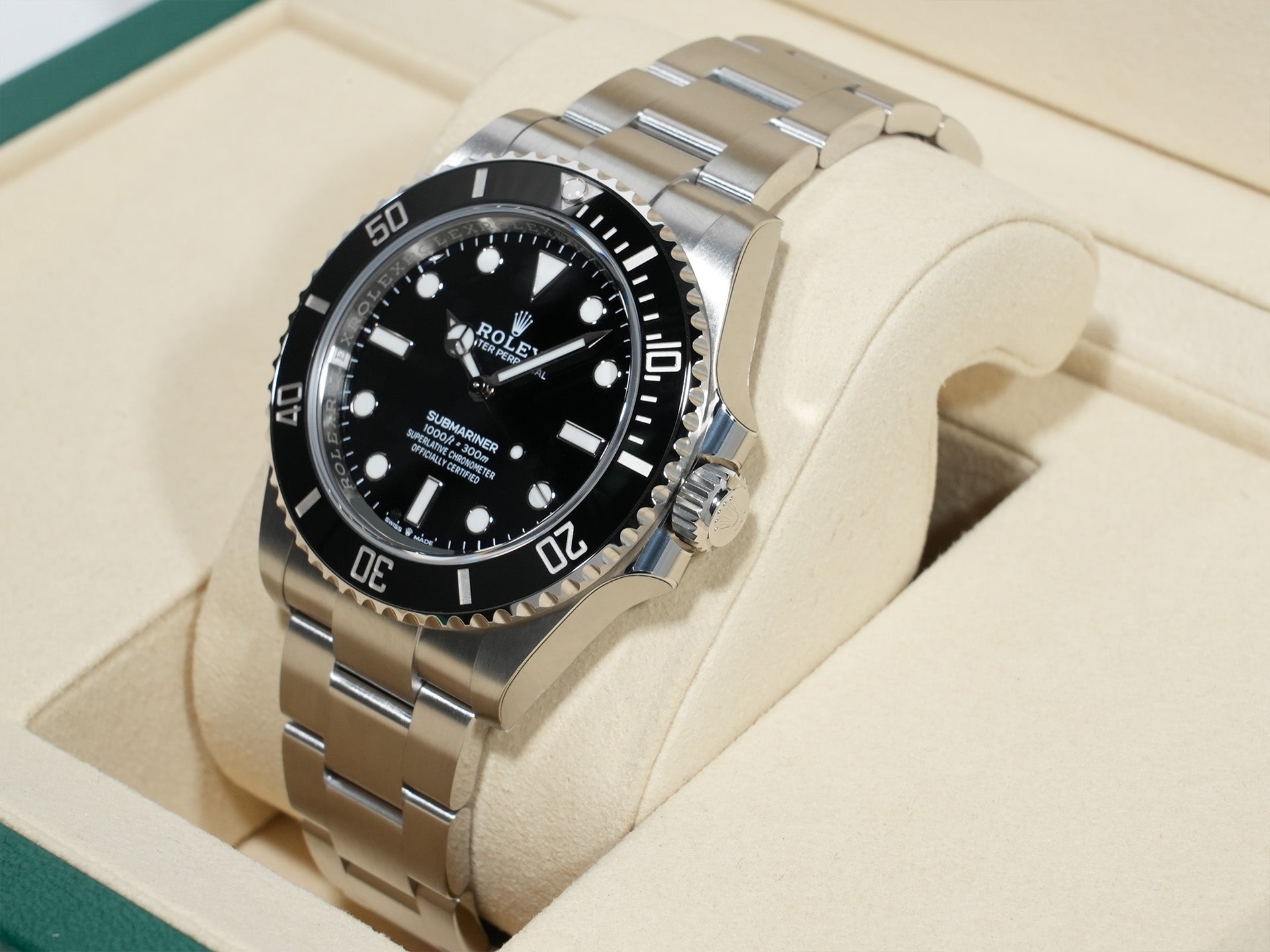 ロレックス サブマリーナー ノンデイト Ref.124060 ステンレススチール ブラック文字盤 未使用 i7bmjfdn