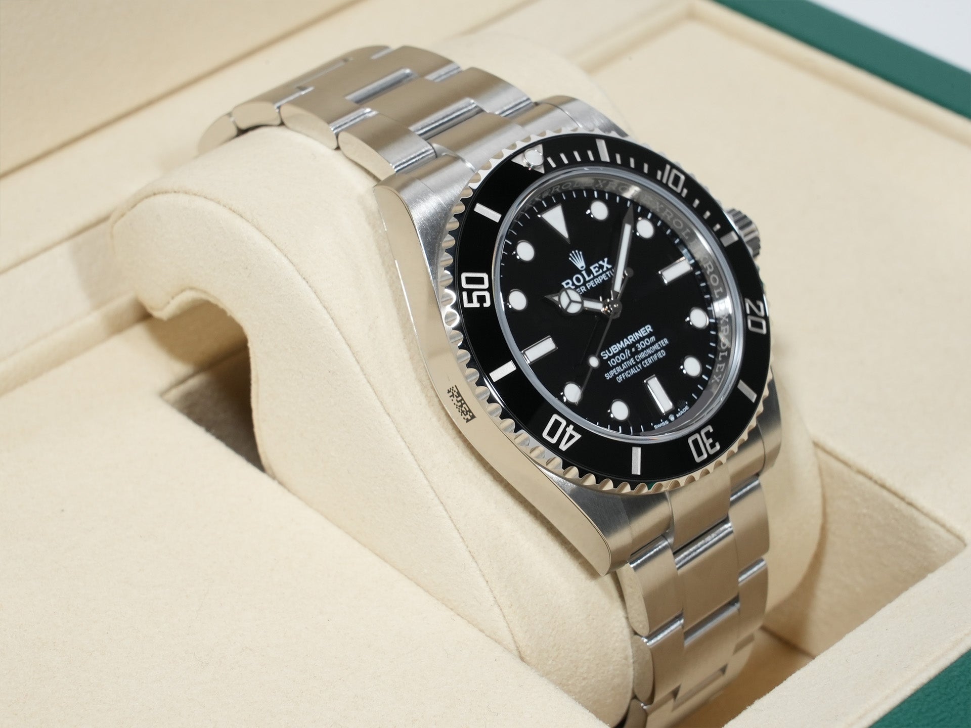 ロレックス サブマリーナー ノンデイト Ref.124060 ステンレススチール ブラック文字盤 未使用 i7bmjfdn