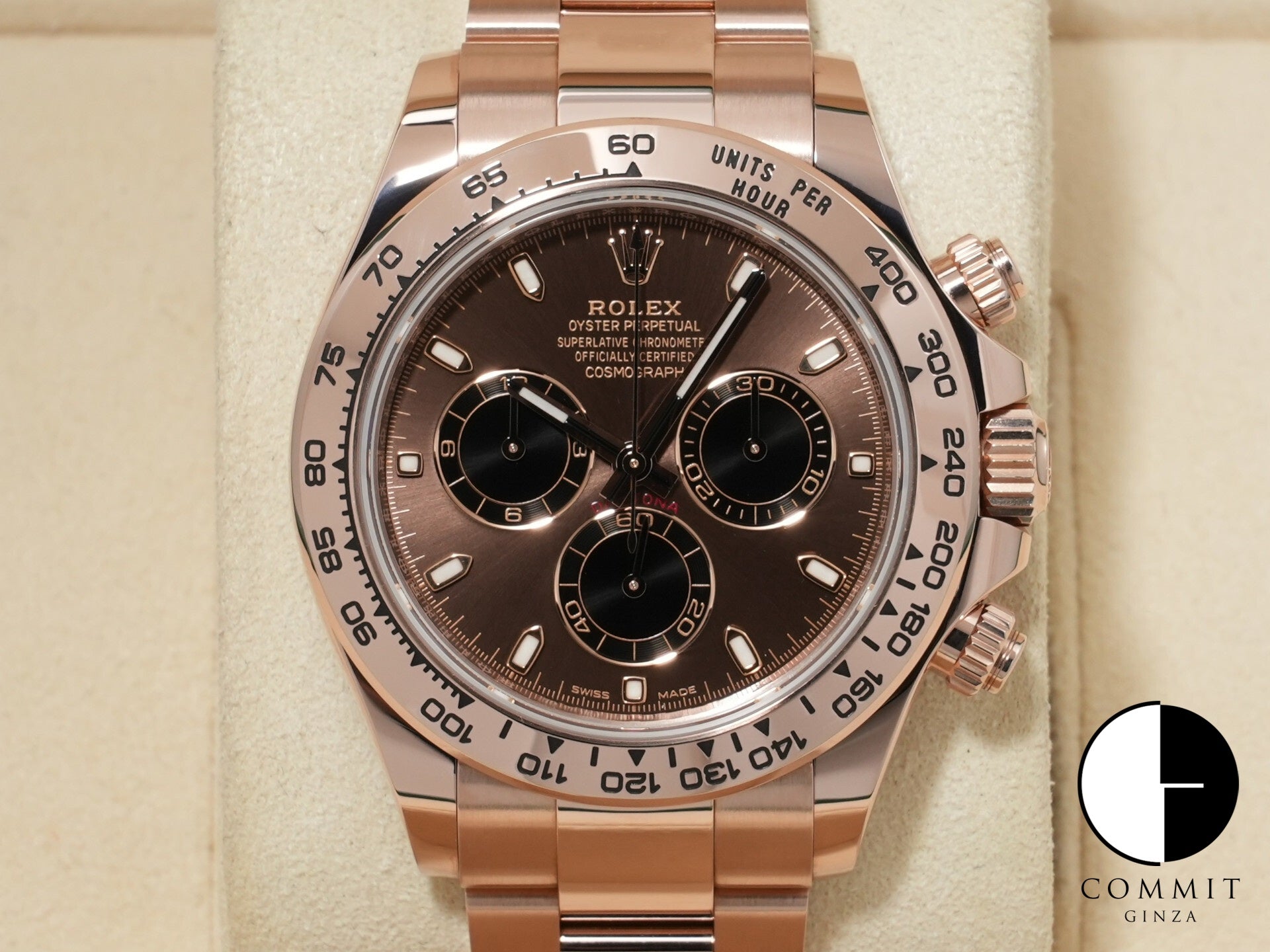 ロレックス デイトナ Ref.116505 エバーローズゴールド チョコレートxブラック文字盤 美品 ot527as7