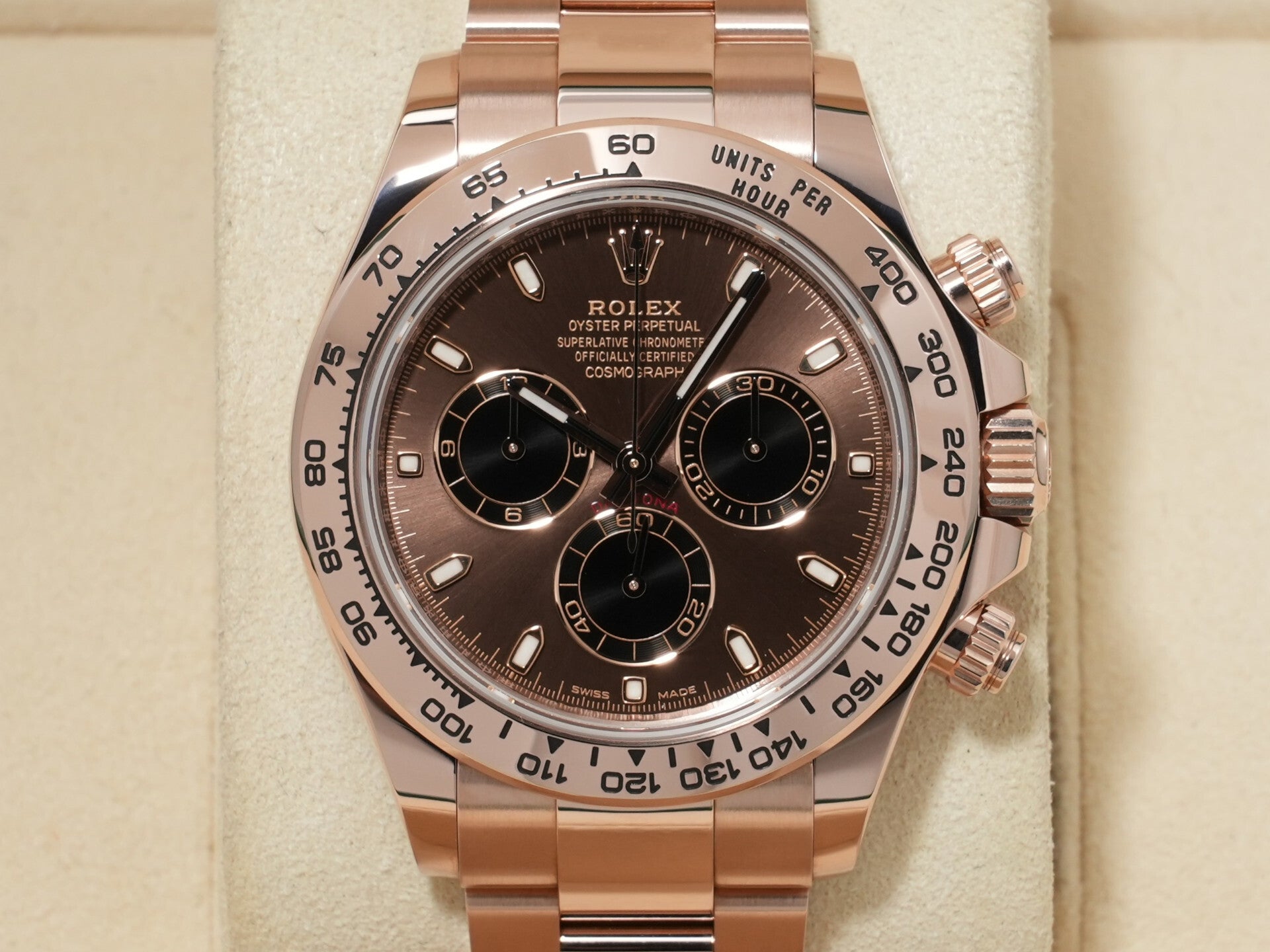 ロレックス デイトナ Ref.116505 エバーローズゴールド チョコレートxブラック文字盤 美品 ot527as7