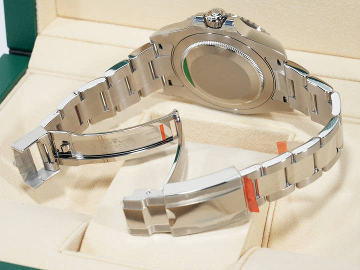 ロレックス GMTマスターII Ref.126710GRNR ステンレススチール ブラック文字盤 オイスターブレスレット 美品 qgtbj24n