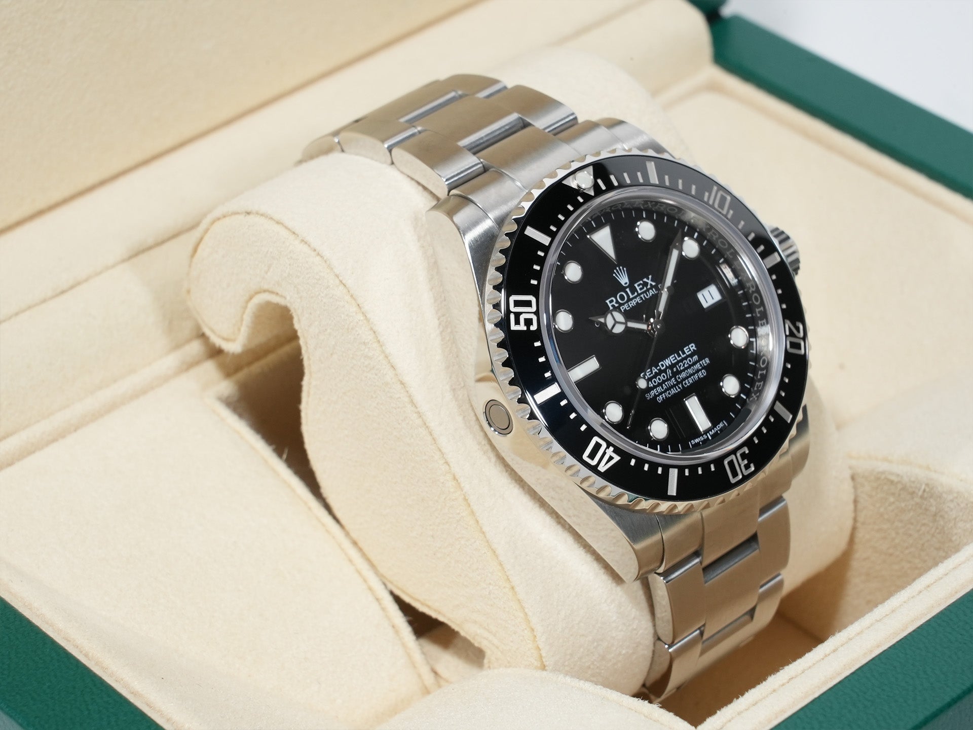Rolex Sea-Dweller 4000 Ref. 116600 Stainless Steel Black Dial Excellent Condition 6wq4ttcz