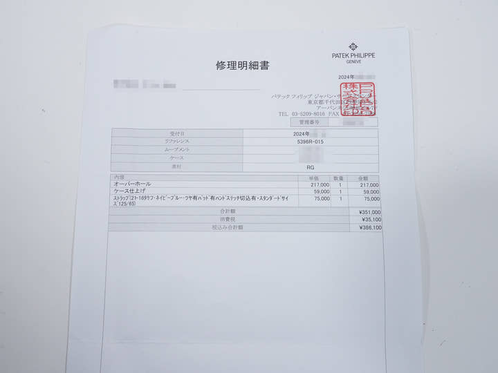 パテックフィリップ コンプリケーション Ref.5396R-015 ローズゴールド ブルー・ソレイユ文字盤 美品 4utxmkj3