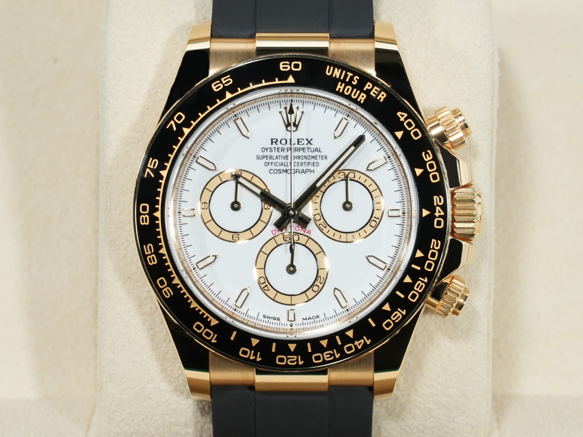 ロレックス デイトナ Ref.126518LN イエローゴールド ホワイト文字盤 中古 c6m7wjso