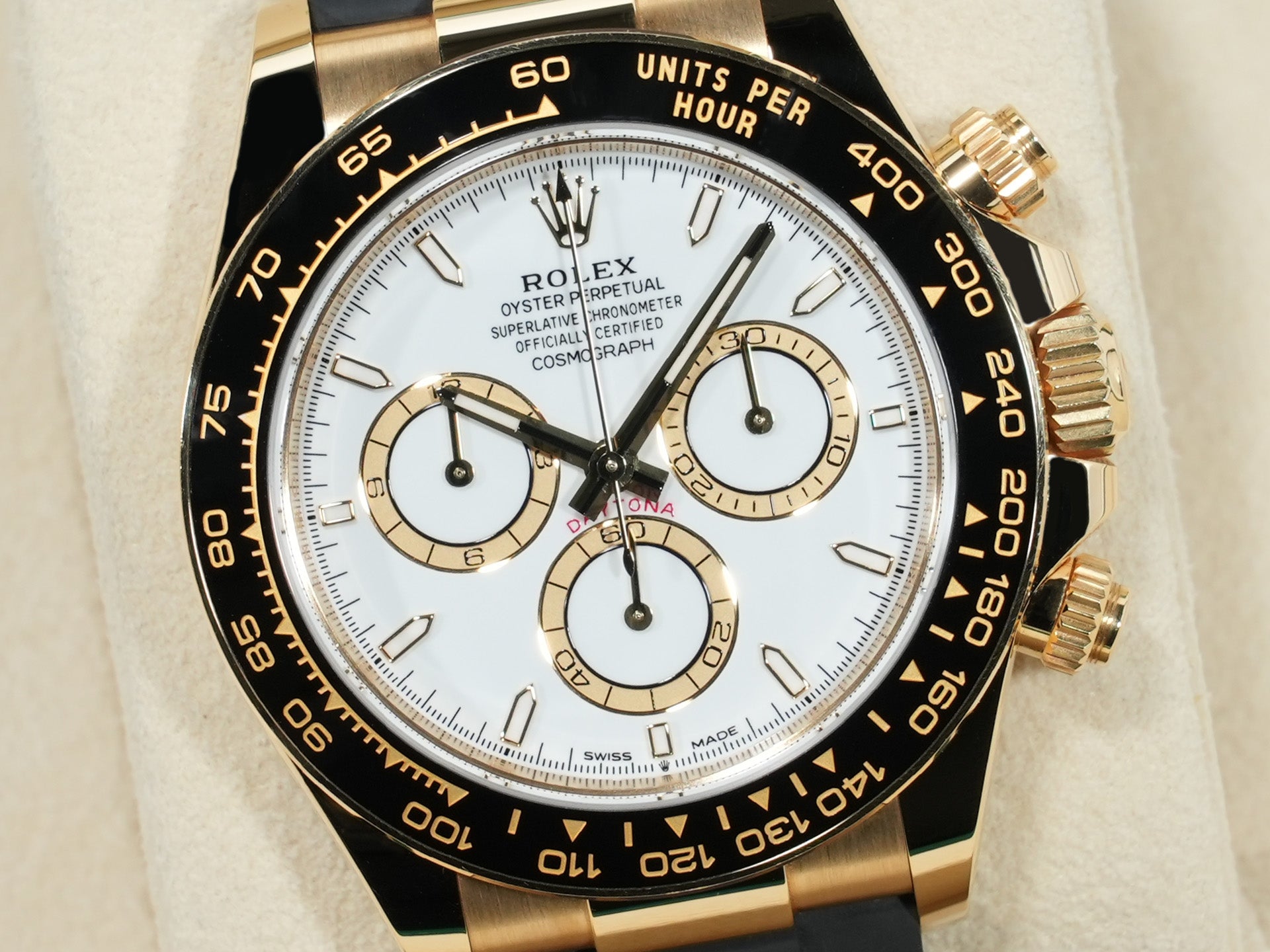 ロレックス デイトナ Ref.126518LN イエローゴールド ホワイト文字盤 中古 c6m7wjso