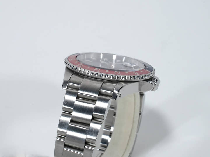 ロレックス GMTマスターII Ref.16710 ステンレススチール ブラック文字盤 オイスターブレスレット 中古 eyibd377