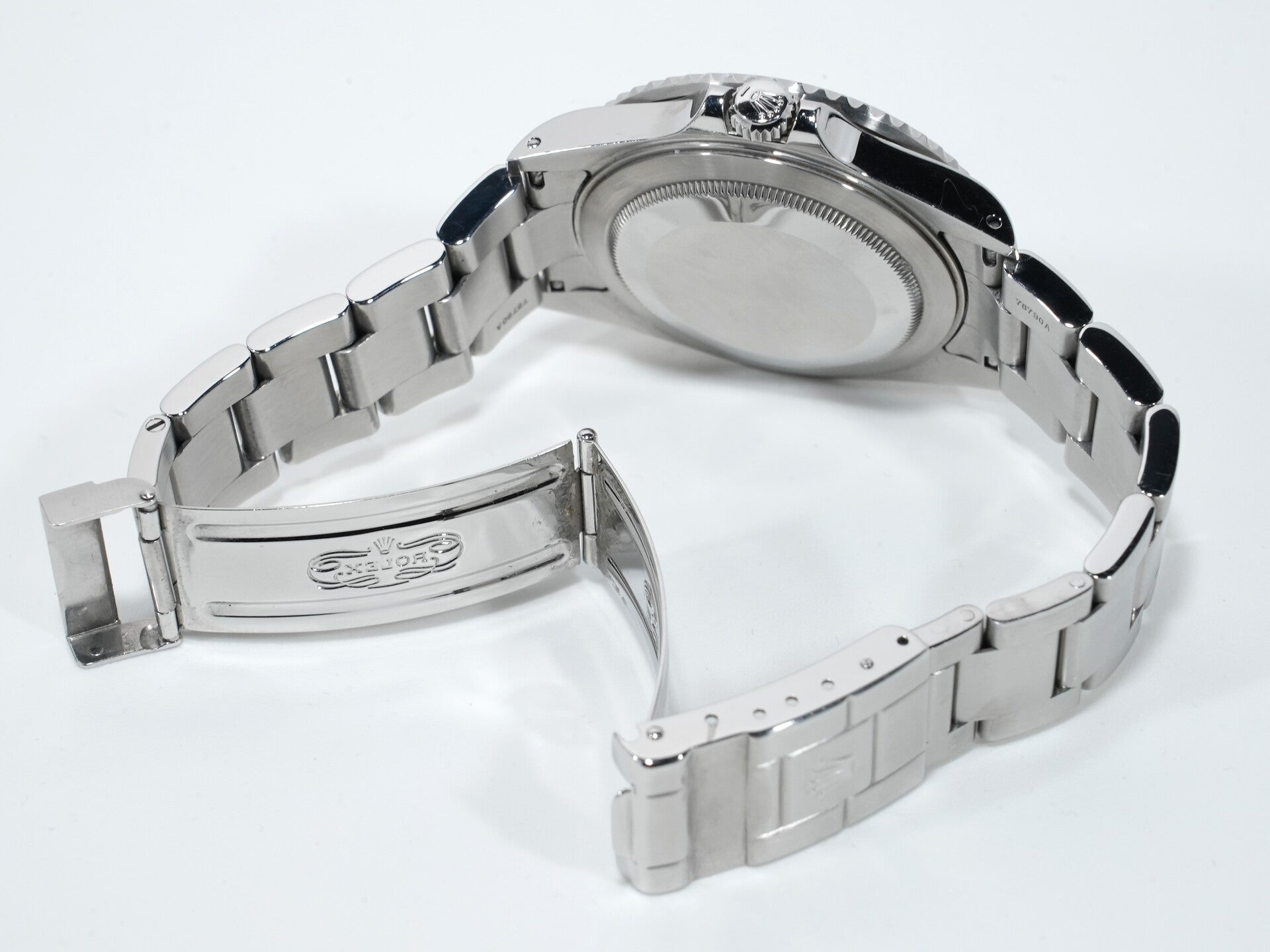 ロレックス GMTマスターII Ref.16710 ステンレススチール ブラック文字盤 オイスターブレスレット 中古 eyibd377