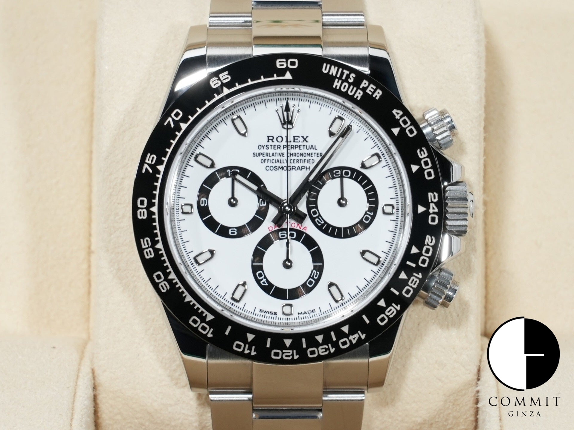 ロレックス デイトナ Ref.116500LN ステンレススチール ホワイト文字盤 中古 4beuaeus