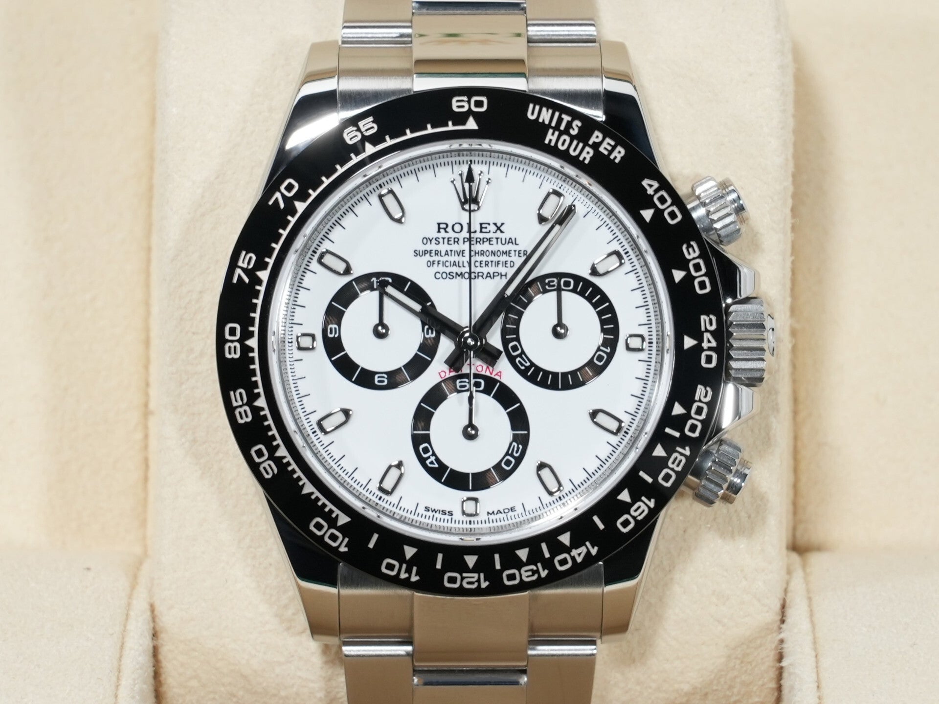 ロレックス デイトナ Ref.116500LN ステンレススチール ホワイト文字盤 中古 4beuaeus