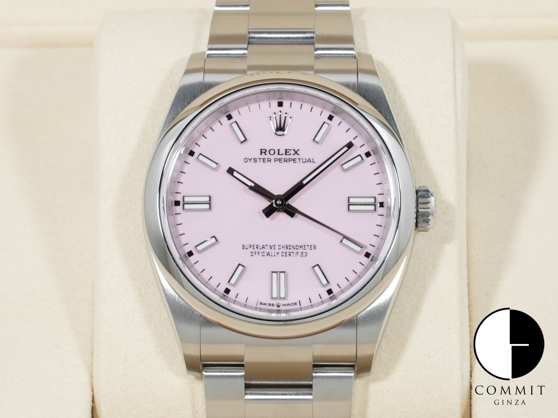 Rolex Oyster Perpetual 36 Ref. 126000 Stainless Steel Candy Pink Dial Unused 4jfi8a5g