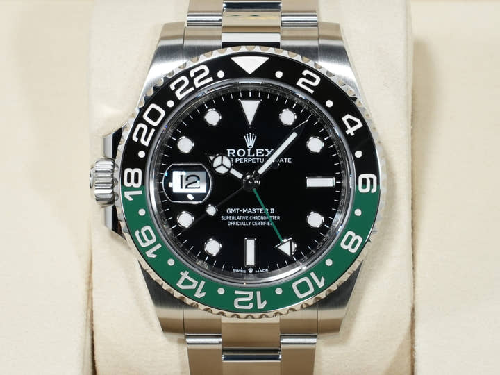 ロレックス GMTマスターII Ref.126720VTNR ステンレススチール ブラック文字盤 オイスターブレスレット 未使用 sv97pp48