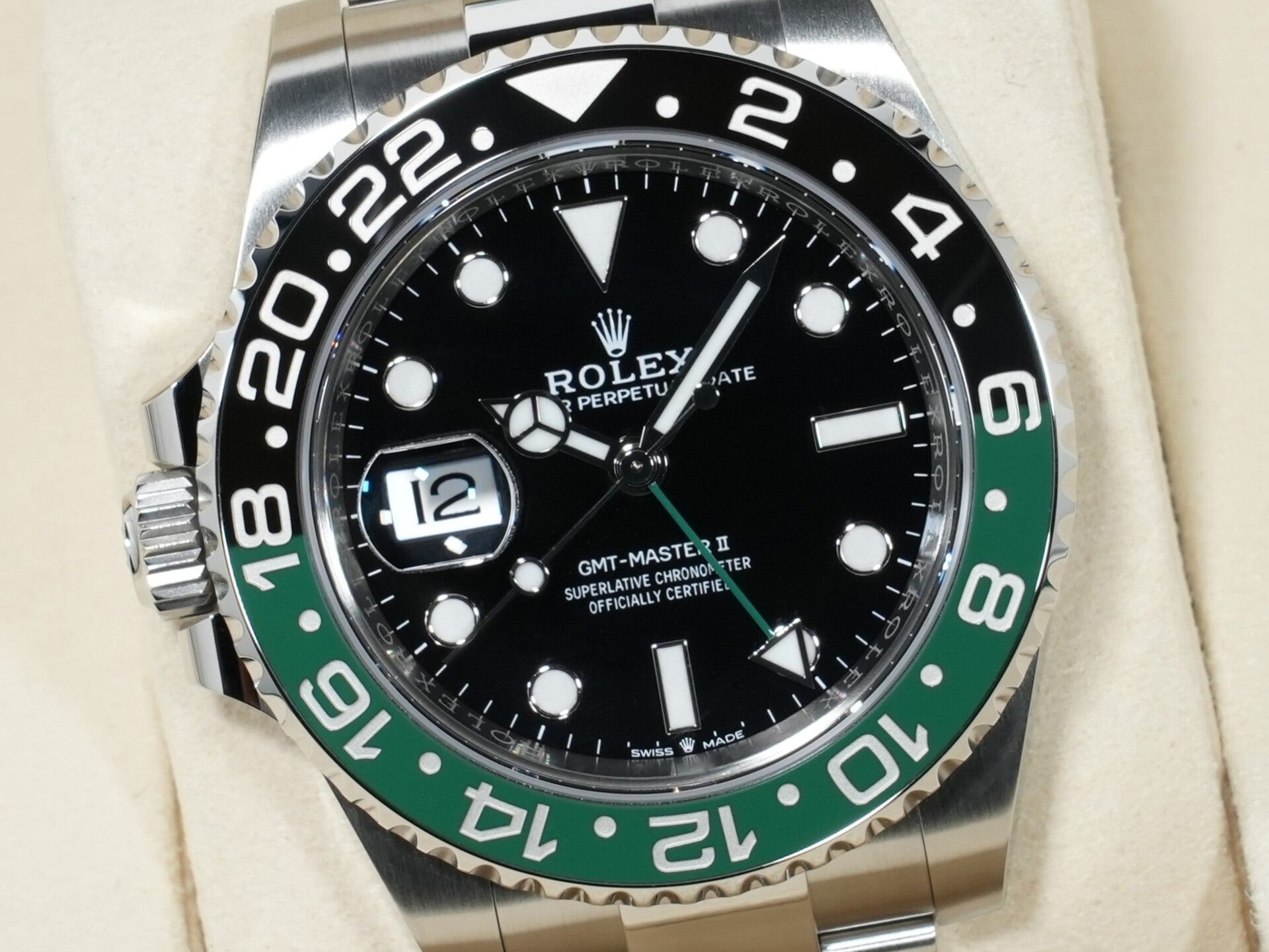 ロレックス GMTマスターII Ref.126720VTNR ステンレススチール ブラック文字盤 オイスターブレスレット 未使用 sv97pp48