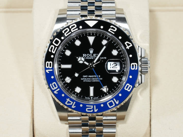 ロレックス GMTマスターII Ref.126710BLNR ステンレススチール ブラック文字盤 ジュビリーブレスレット 未使用 p9ysb2bh
