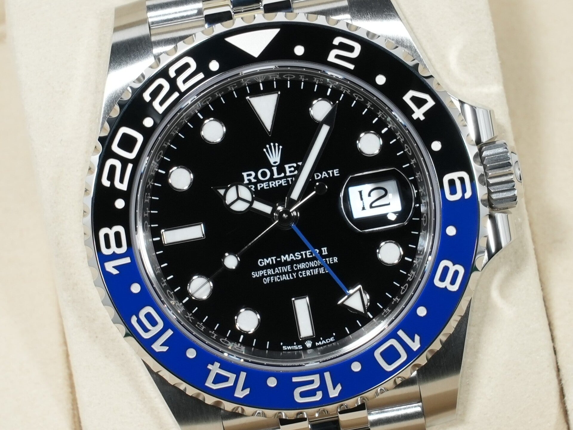 ロレックス GMTマスターII Ref.126710BLNR ステンレススチール ブラック文字盤 ジュビリーブレスレット 未使用 p9ysb2bh