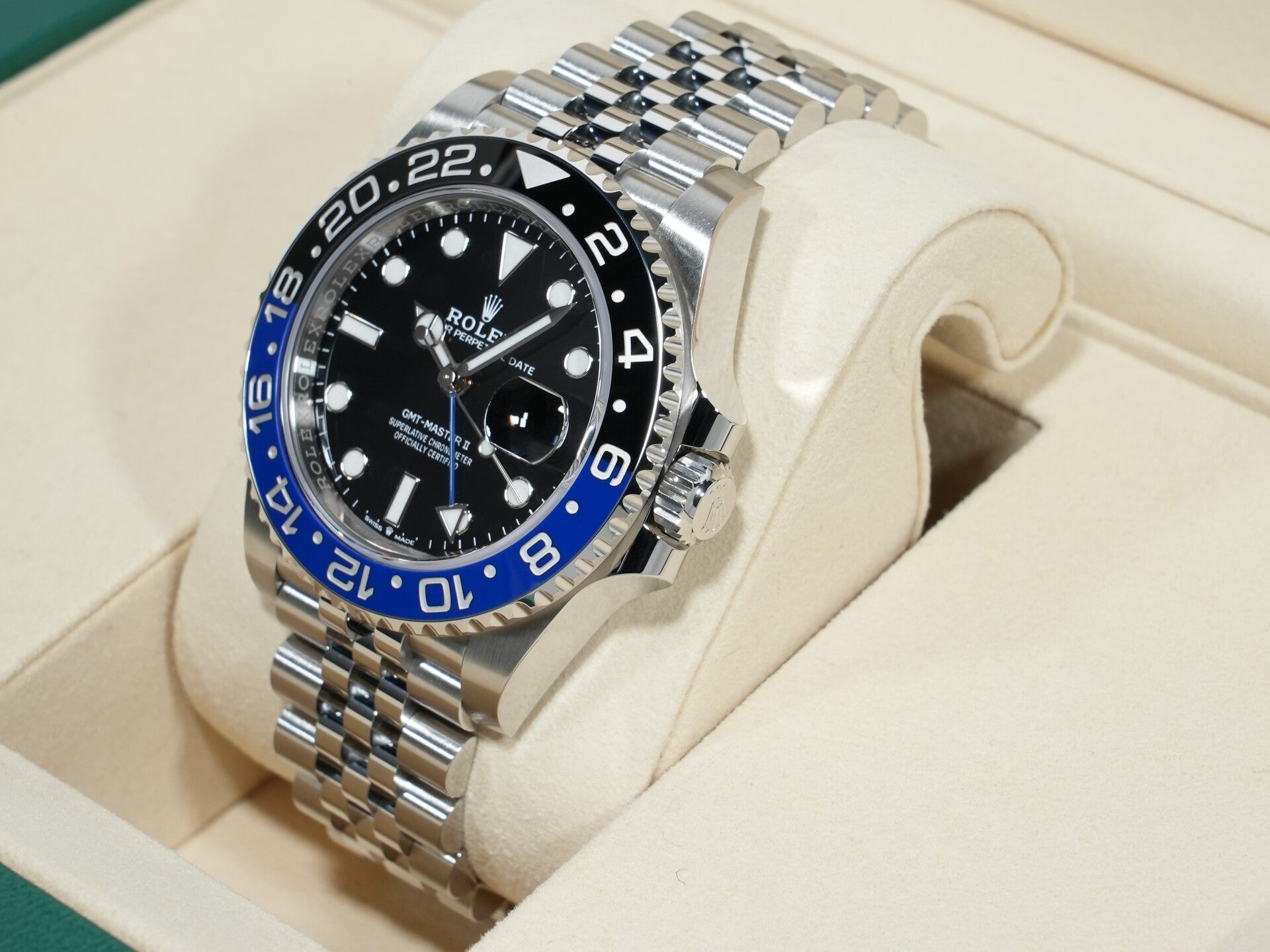 ロレックス GMTマスターII Ref.126710BLNR ステンレススチール ブラック文字盤 ジュビリーブレスレット 未使用 p9ysb2bh