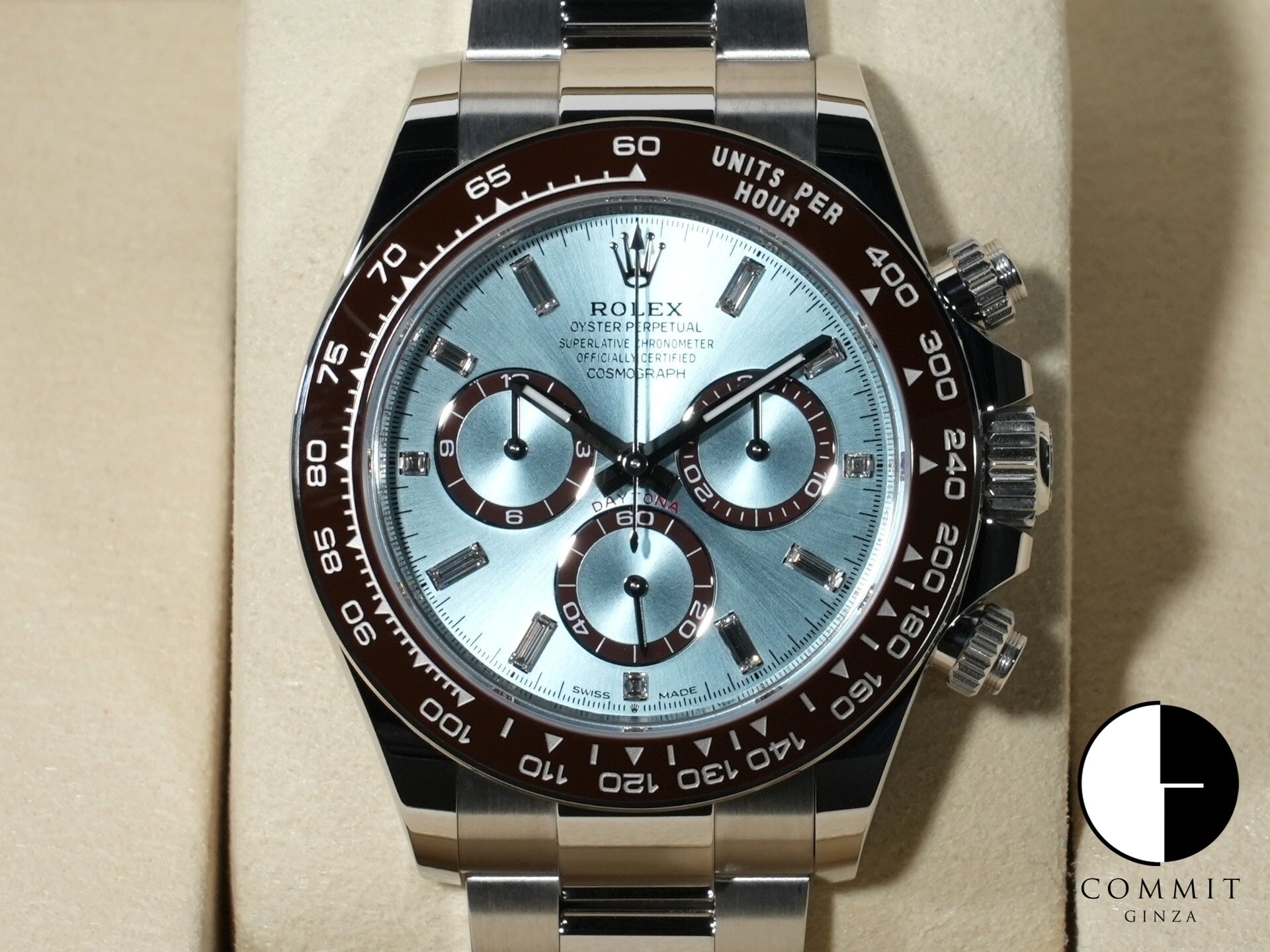 ロレックス デイトナ Ref.126506A プラチナ アイスブルーx11Pダイヤ文字盤 未使用 gnh4j5qk