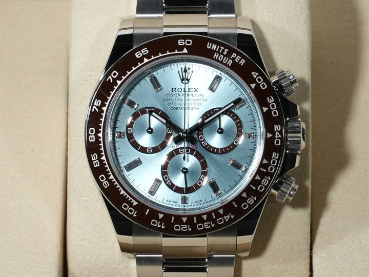 ロレックス デイトナ Ref.126506A プラチナ アイスブルーx11Pダイヤ文字盤 未使用 gnh4j5qk